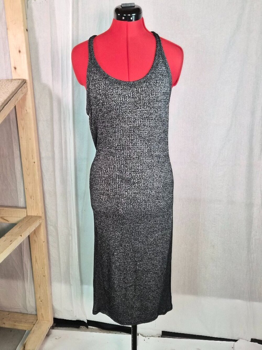 Rag & Bone Tank Dress Women S Gray Scoop Neck Sleeveless Effortless Luxe F973